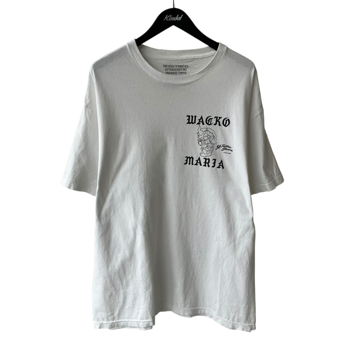 WACKO MARIA(ワコマリア) 56TATTOO STUDIOTシャツ ホワイト サイズ XL