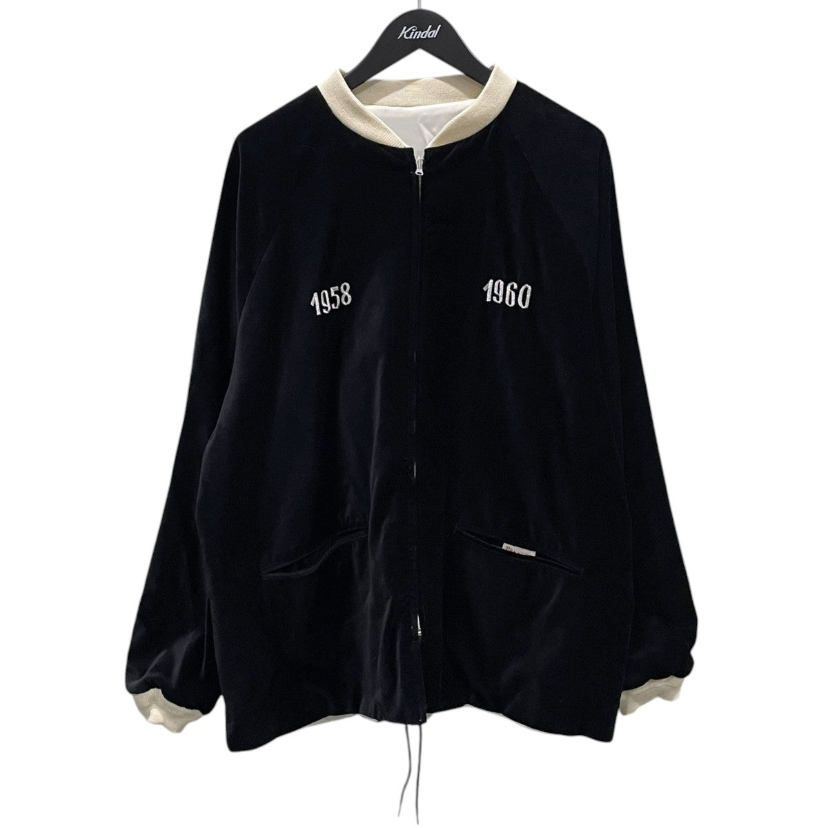 26SS ベロアスーベニアリバーシブルジャケット Velor Souvenir Reversible JKT(EAGLE & GIRL 1958-1960) CLSS-2615BK/WT