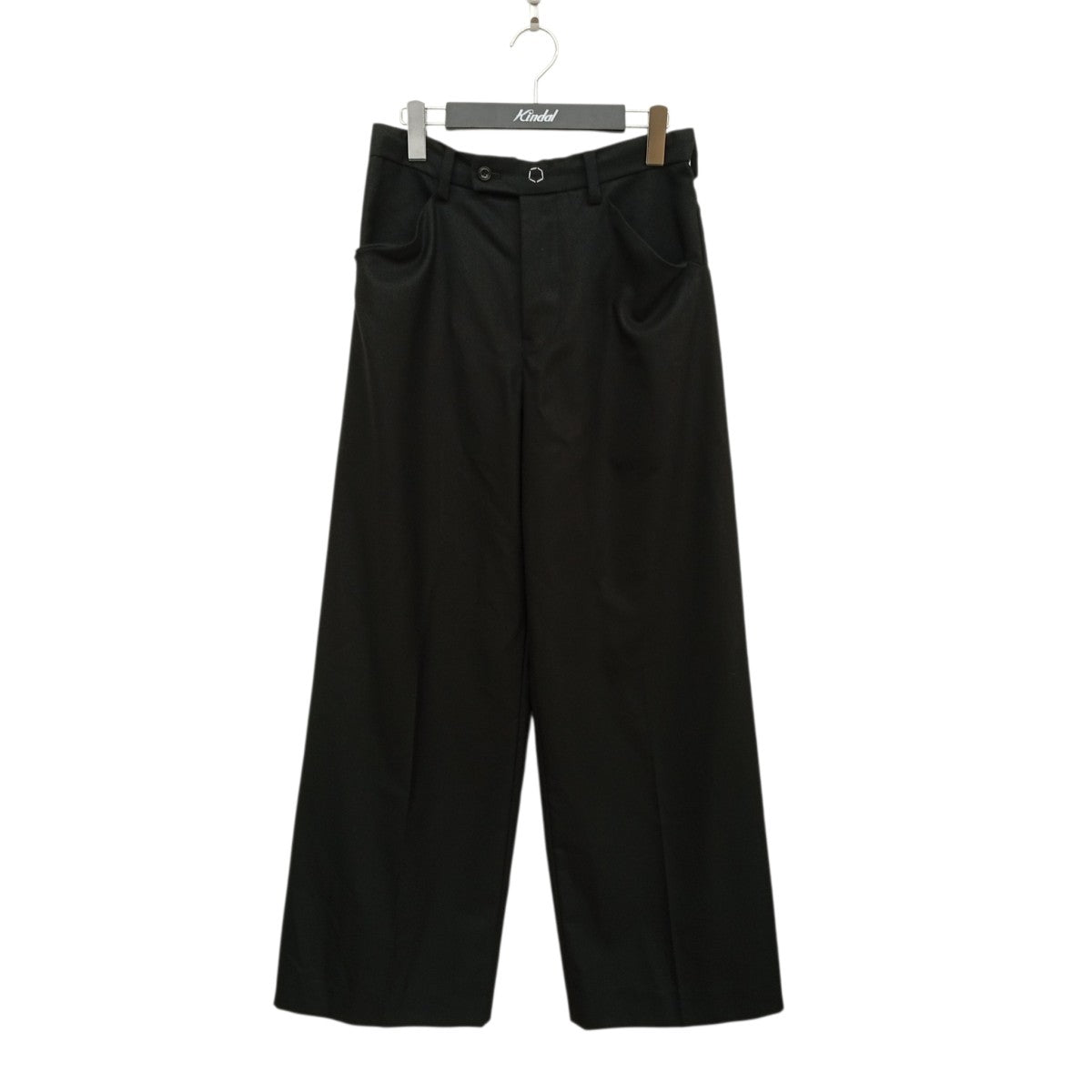 SUNSEA(サンシー) STRAIGHT Pants blackスラックス ブラック サイズ 2