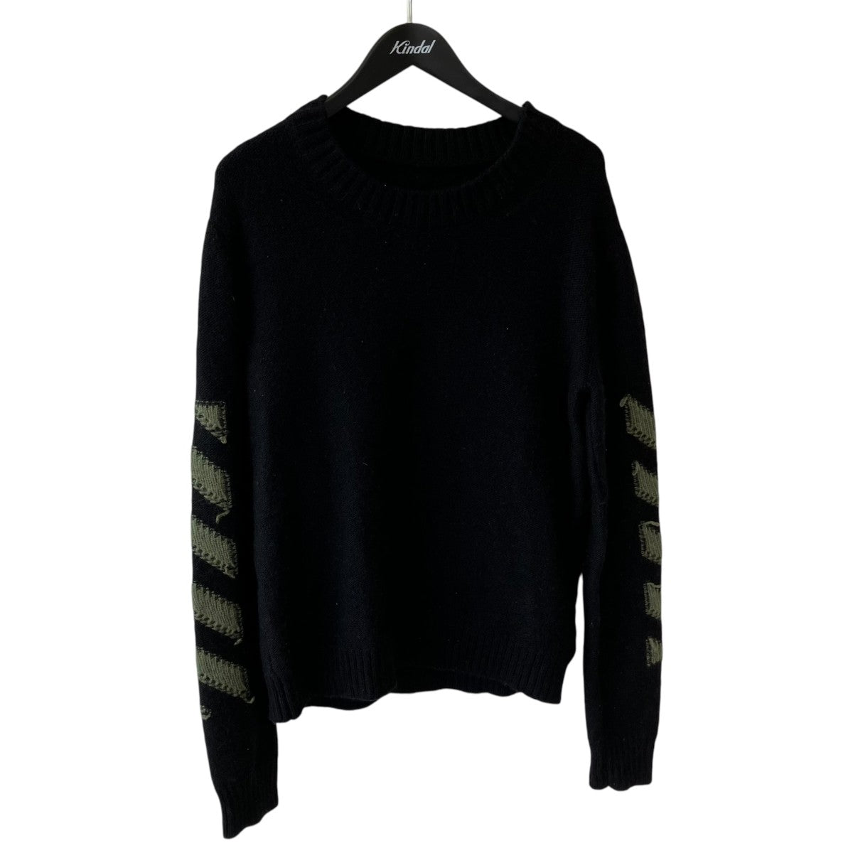OFFWHITE(オフホワイト) バックアロー厚手ニットOMHE088F21KNI001