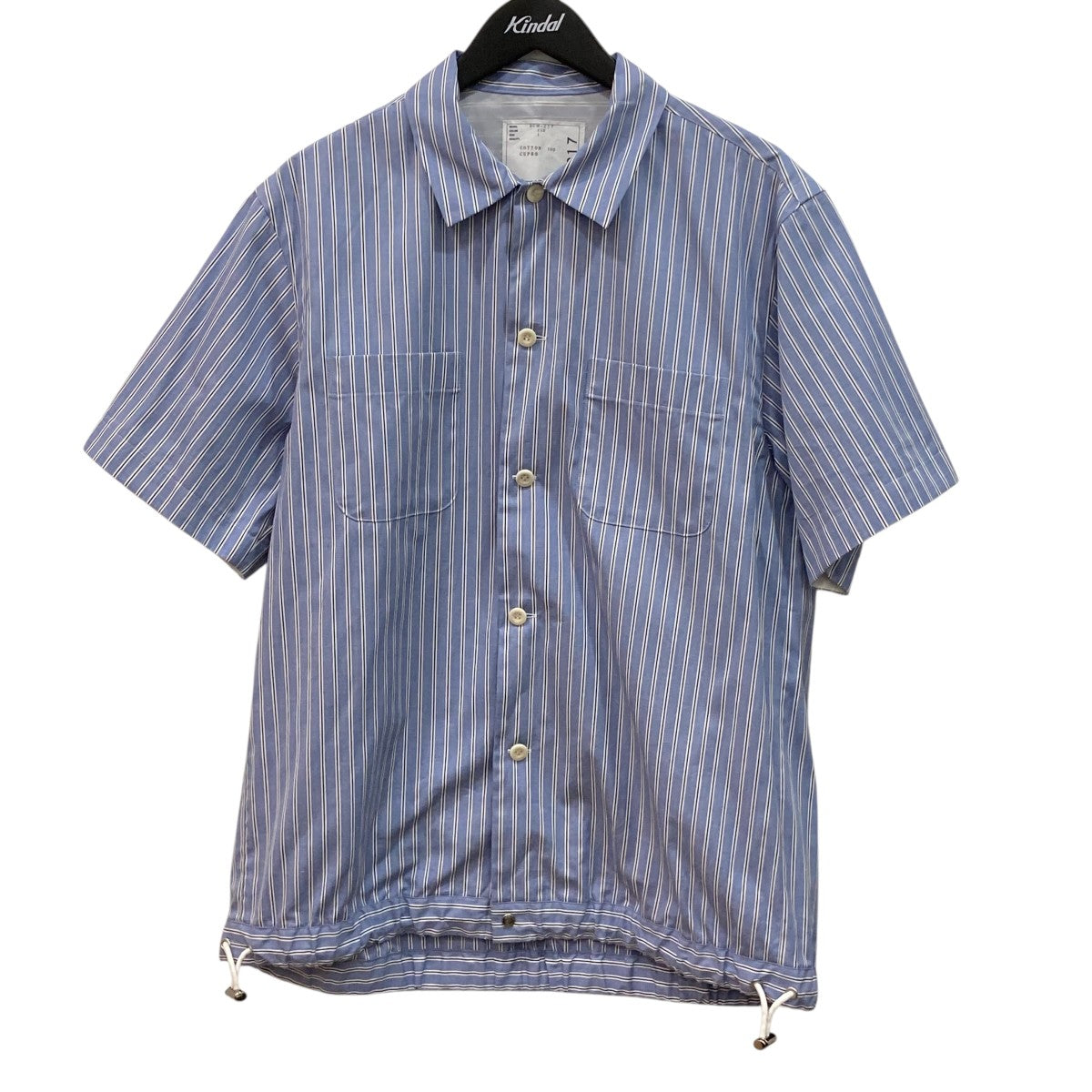 あおい　250個セット sacai(サカイ) 半袖シャツSCM217 SCM217 ブルー サイズ 1｜【公式