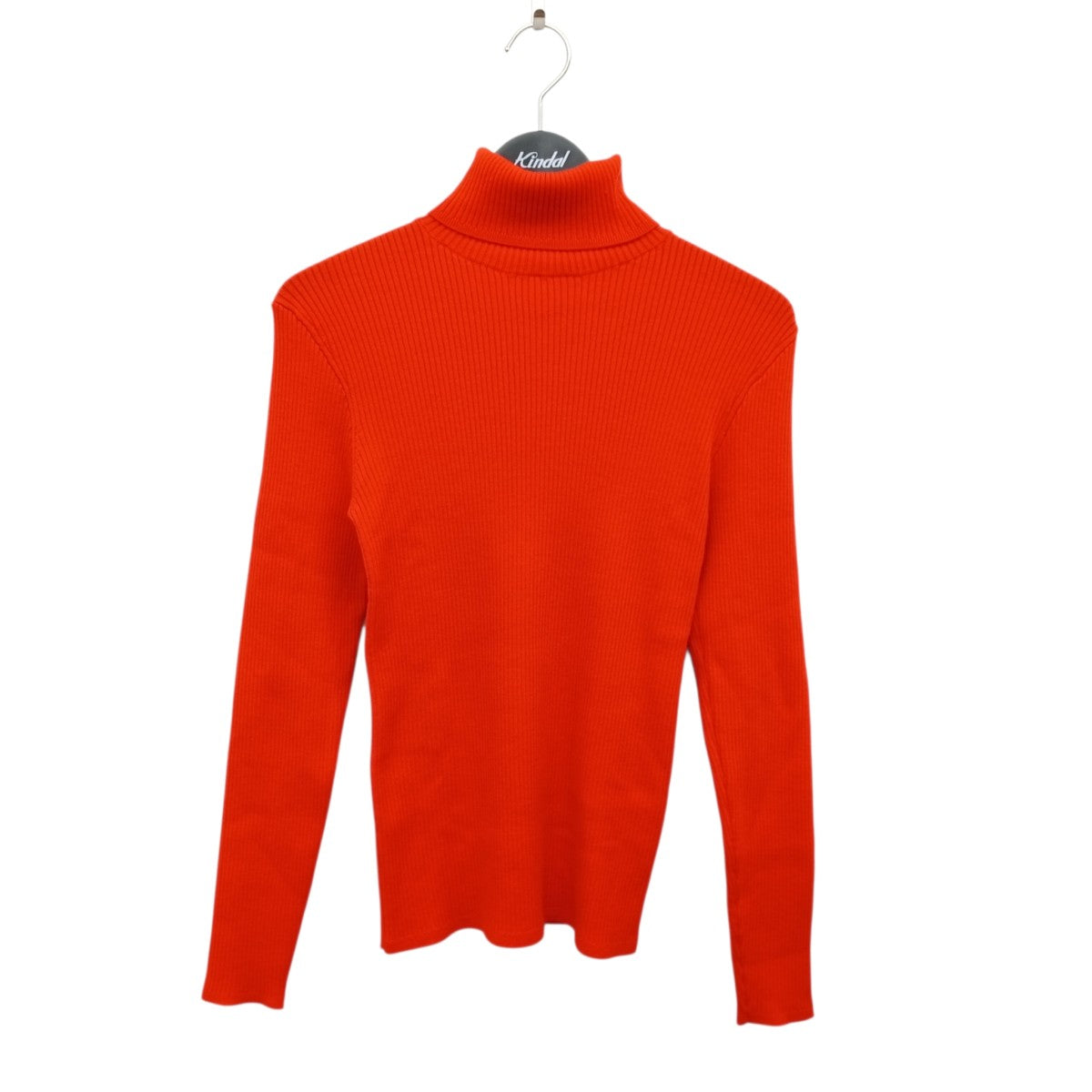 完売【定価82,500円】45R 千歳縮絨ニットの908ダッフルオールオレンジ ADORE(アドーア) タートルネックニット オレンジ サイズ 38｜【公式