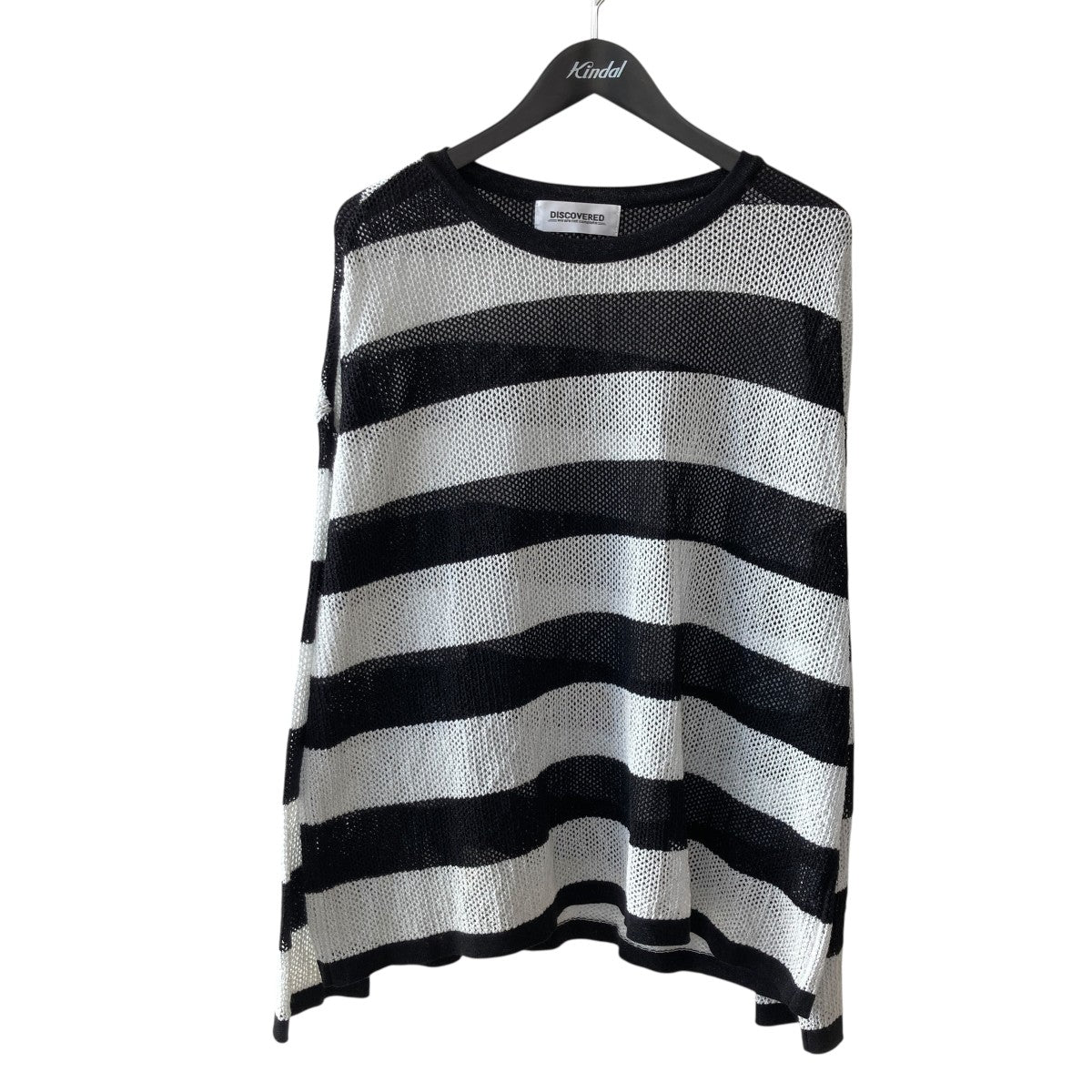 MESH LAME PULLOVER KNITボーダーニットプルオーバーDC-SS25-KN-05