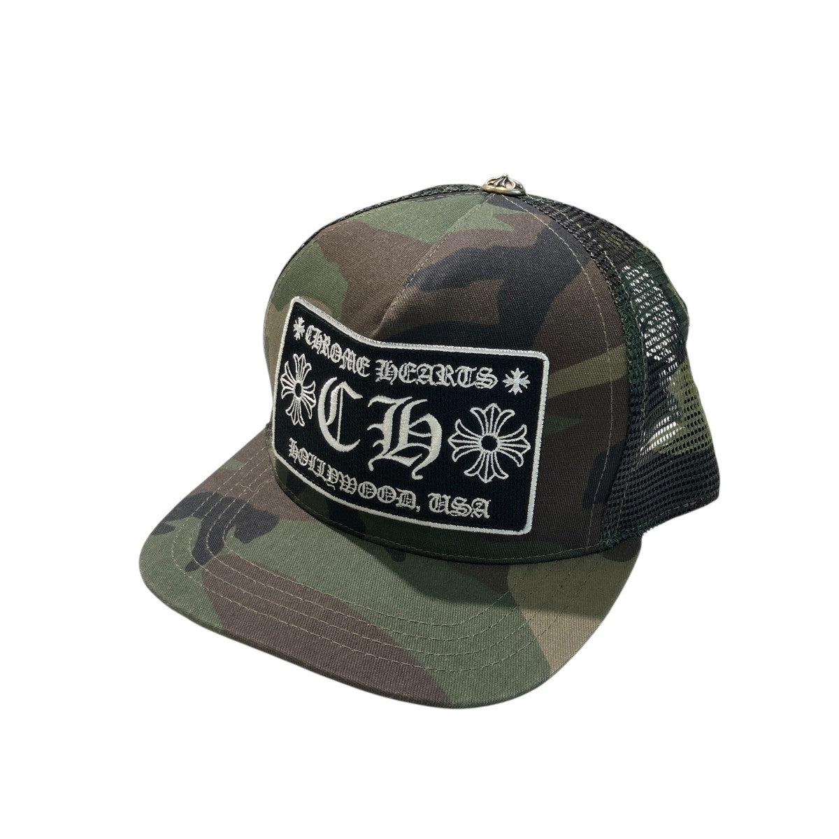 CHROME HEARTS キャップ オンライン限定 CHROME HEARTS(クロムハーツ) TRUCKER CAP カモカモフラメッシュ