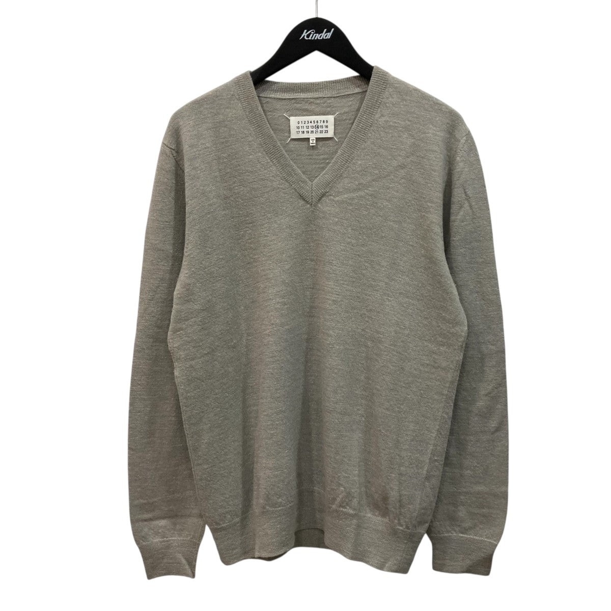 Maison Margiela(メゾンマルジェラ) エルボーパッチVネックニット