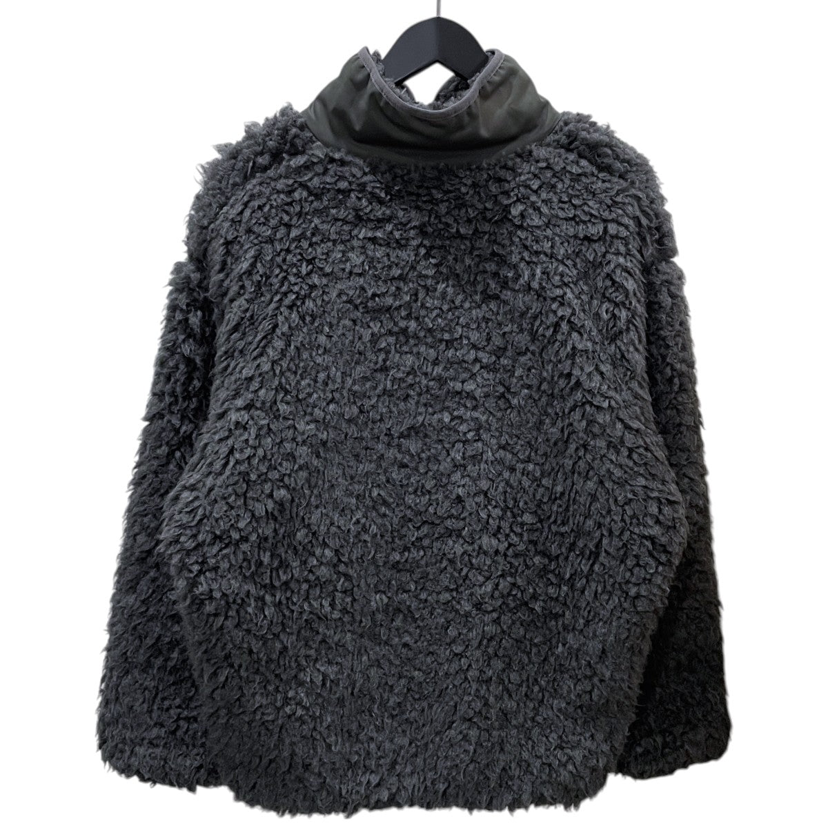 ジップアップボアジャケット Piping Jacket - Faux Boa パイピングジャケット - フォアボア HM828