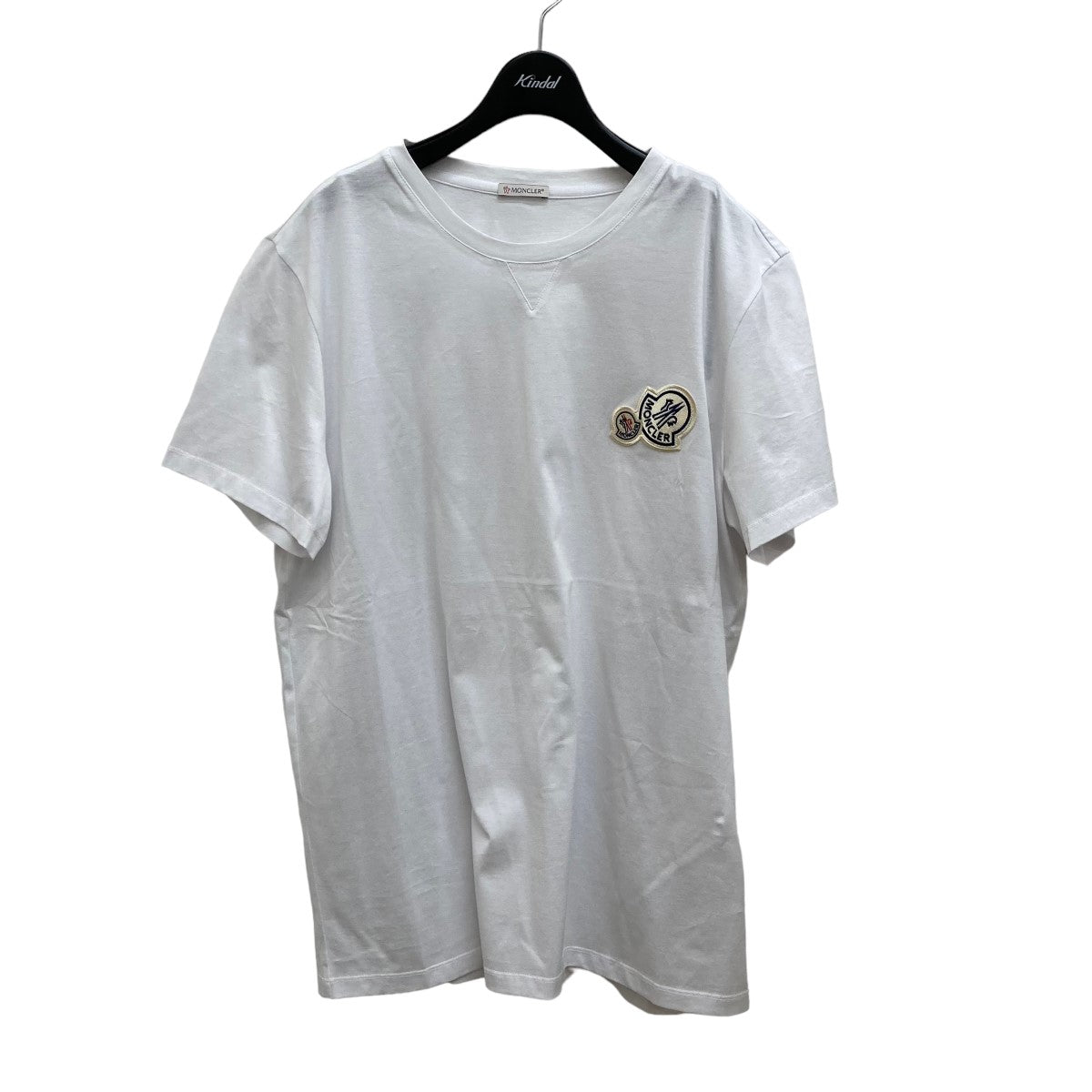 MONCLER(モンクレール) MAGLIA T-SHIRT Tシャツ I10918C00058 ホワイト サイズ  XL｜【公式】カインドオルオンライン ブランド古着・中古通販【kindal】