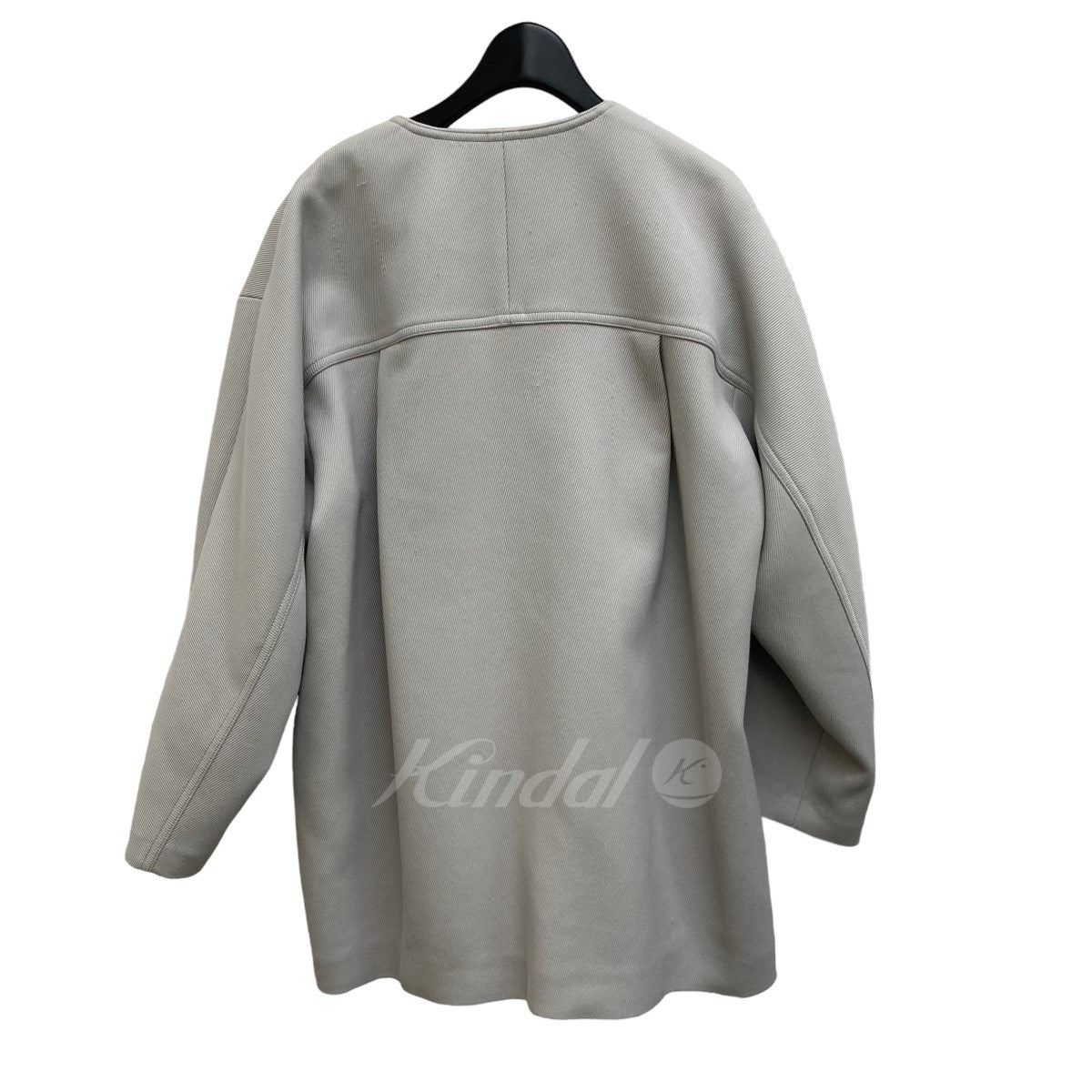 ツイル ノーカラー ミドルコート ジャケット 1525-144-4225