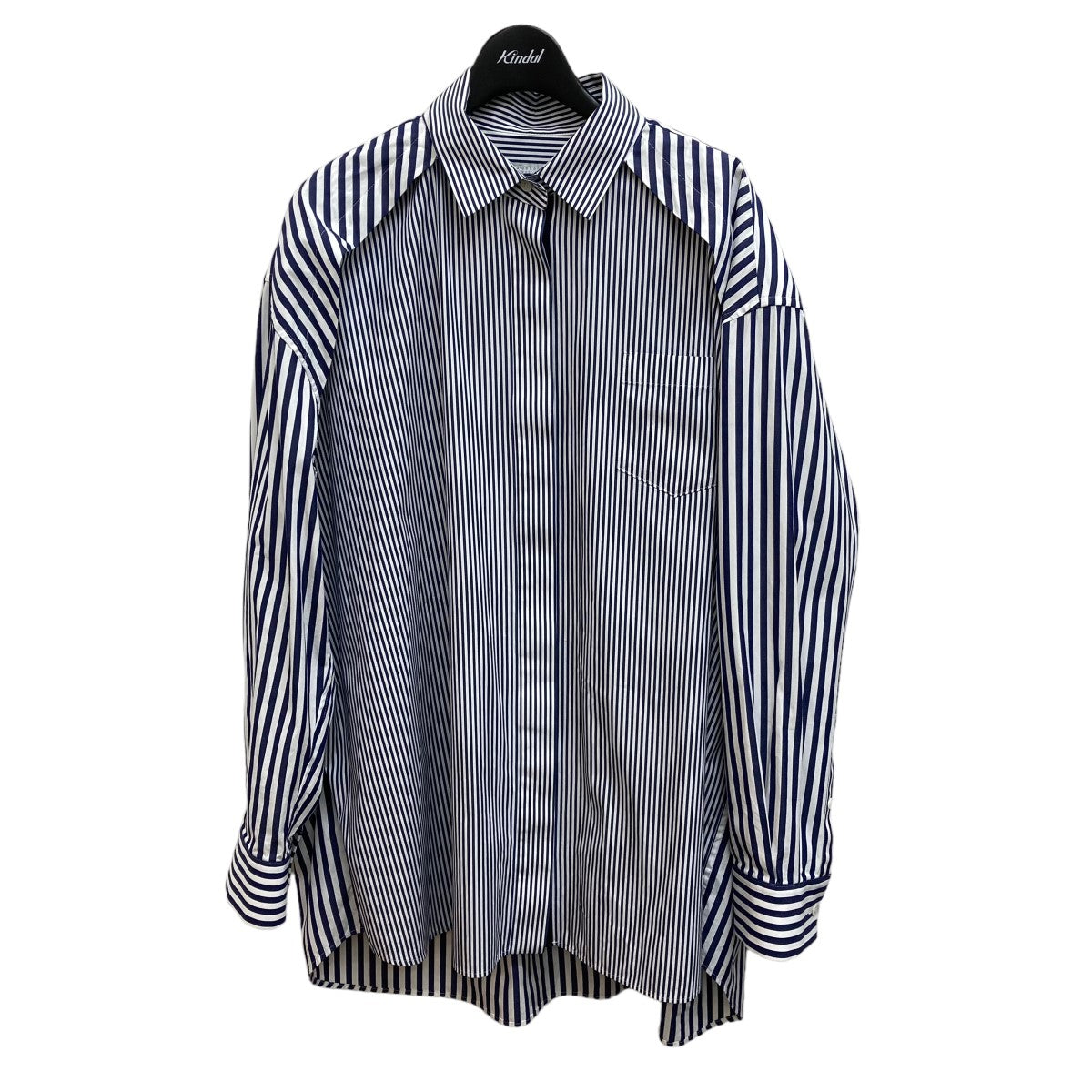 sacai(サカイ) 23SS Cotton Poplin Shirt Dress ストライプシャツ 23-06530 ブルー サイズ  14｜【公式】カインドオルオンライン ブランド古着・中古通販【kindal】