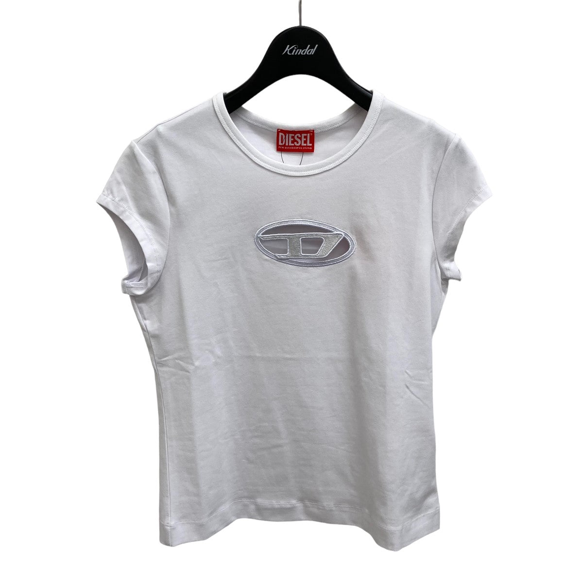DIESEL(ディーゼル) 23SS T-ANGIE Tシャツ A06268 ホワイト サイズ S ...