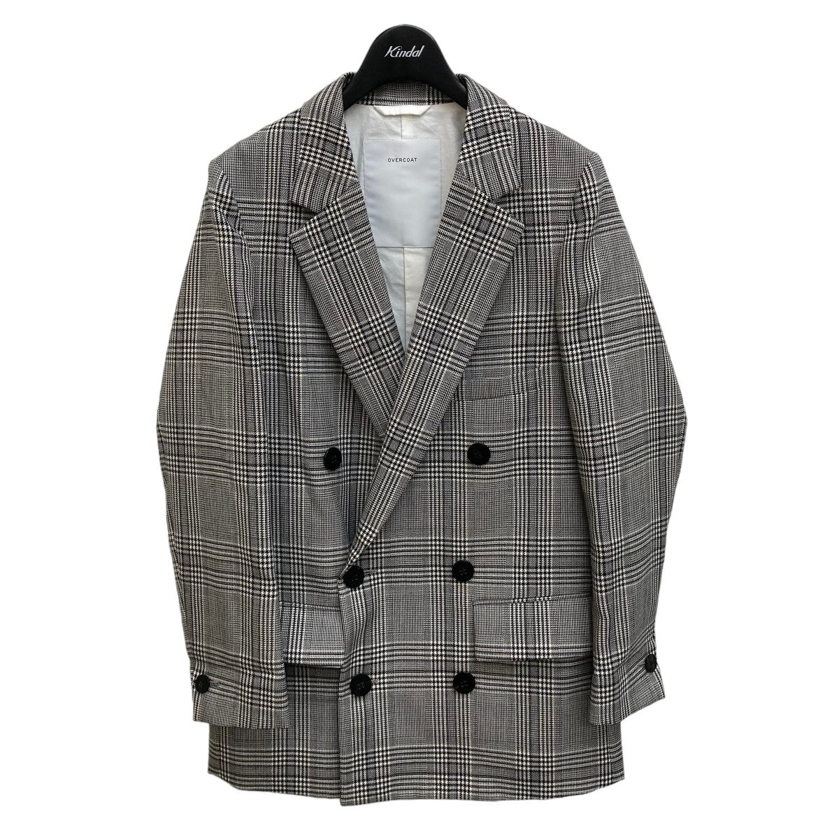 OVERCOAT(オーバーコート) グレンチェックダブルジャケット F21J07-DWGC グレー サイズ 12｜【公式】カインドオルオンライン  ブランド古着・中古通販【kindal】