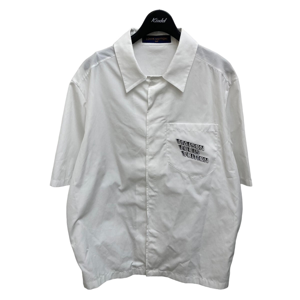 LOUIS VUITTON(ルイヴィトン) 21AW フロントジップロゴシャツ RM2129 ...