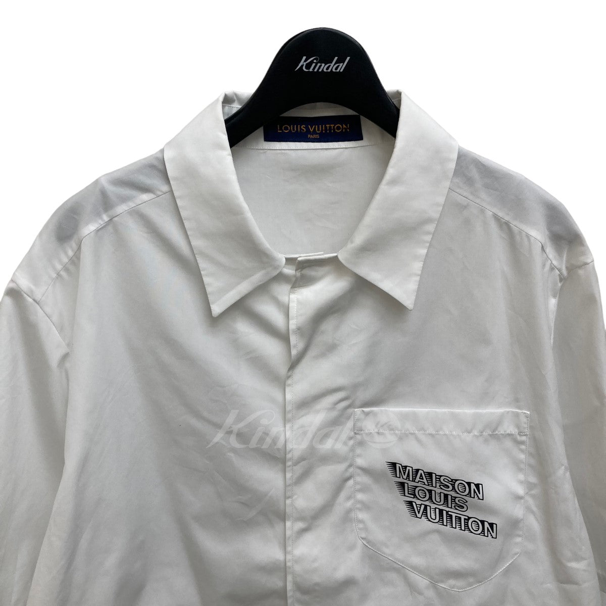 LOUIS VUITTON 21AW フロントジップロゴシャツ RM2129 の古着・中古アイテム