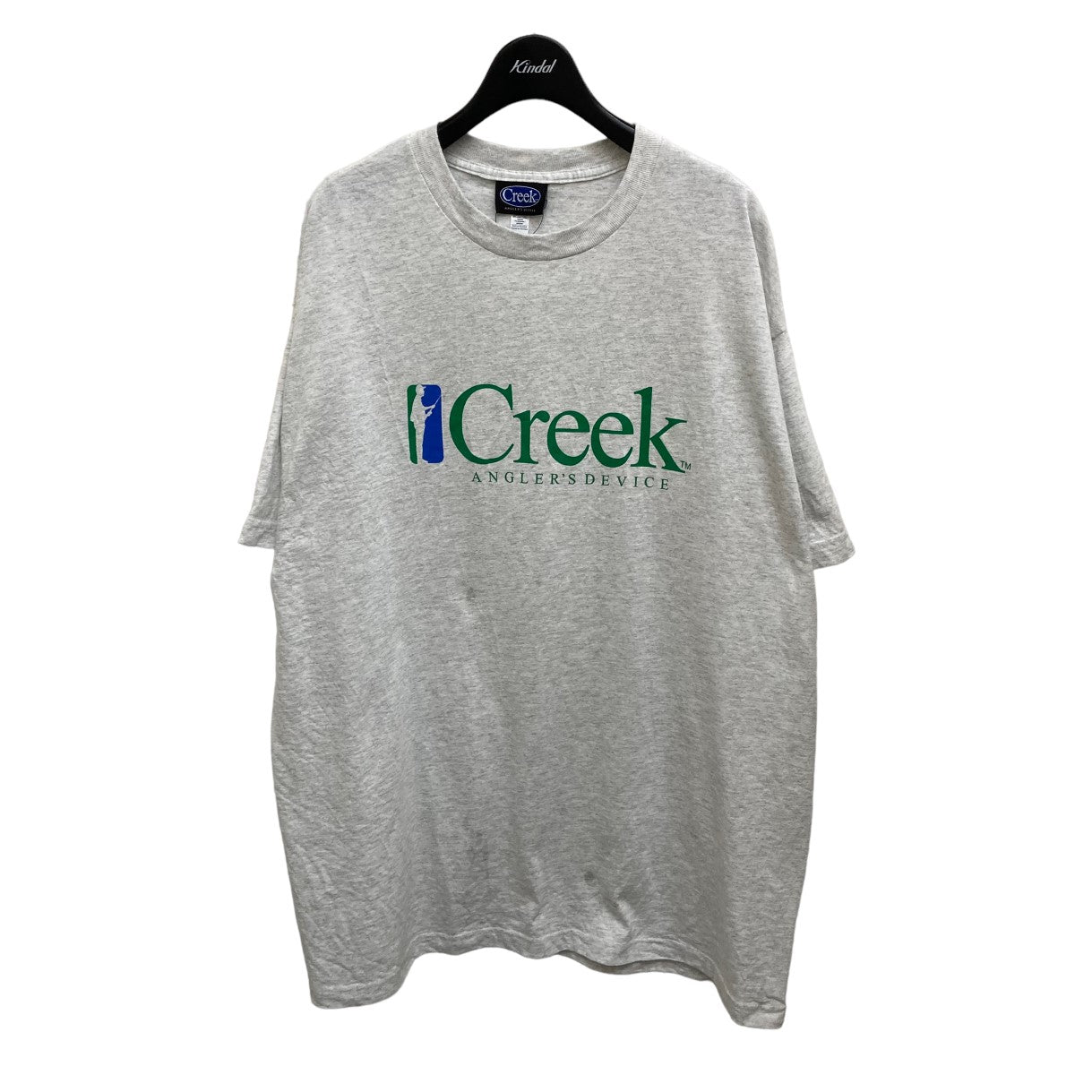 即納在庫XL creek Fisherman Tee tシャツ アッシュグレー Tシャツ/カットソー(半袖/袖なし)