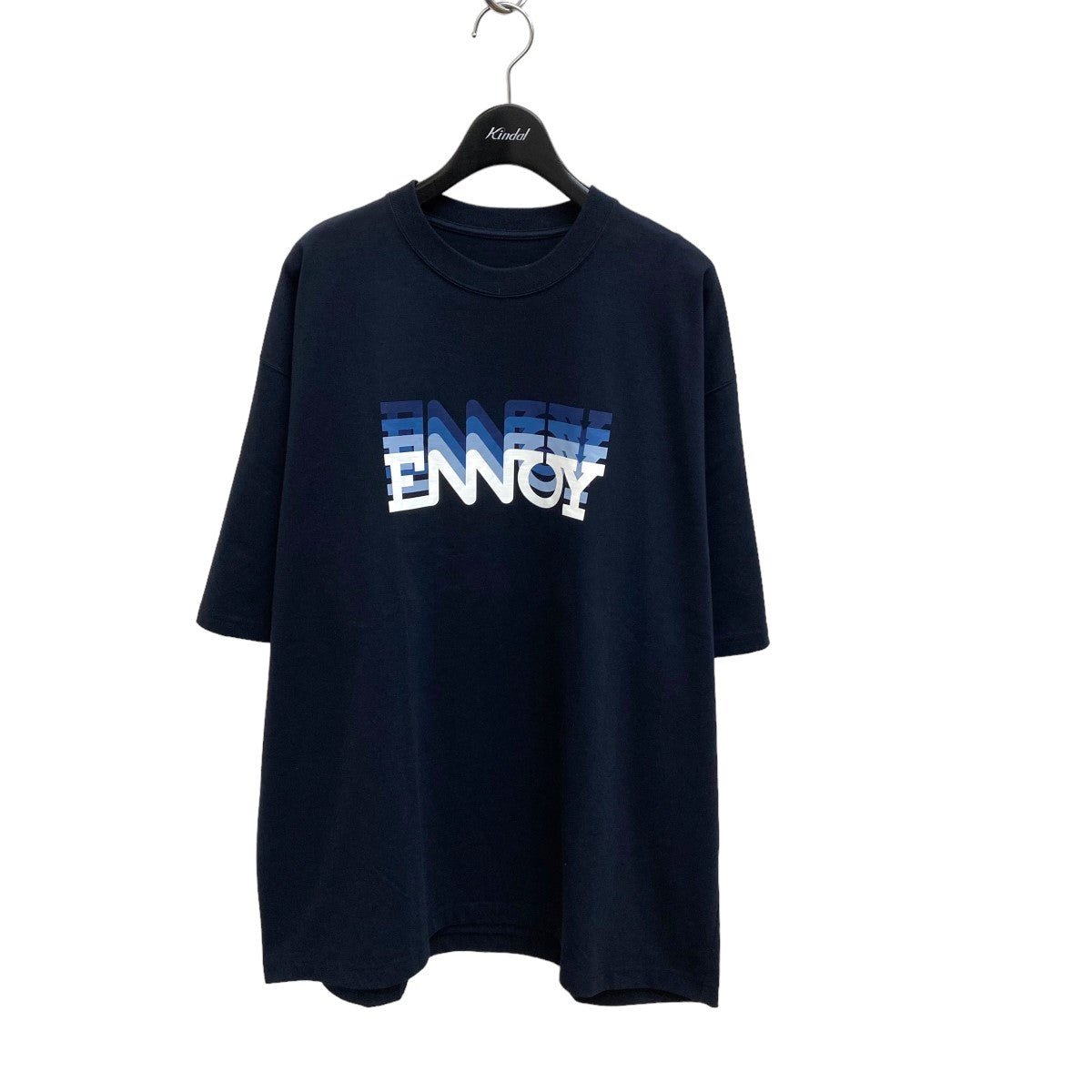 ENNOY(エンノイ) Electric Logo GradationTシャツSS23BRENCT07NTL SS23BRENCT07NTL ネイビー  サイズ 17｜【公式】カインドオルオンライン ブランド古着・中古通販【kindal】