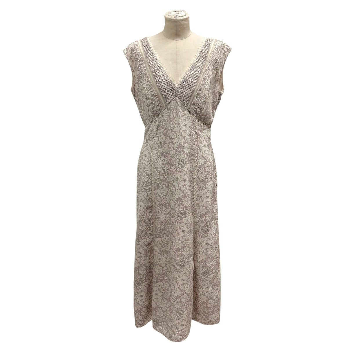 Her lip to(ハーリップトゥ) lace trimmed floral dress花柄
