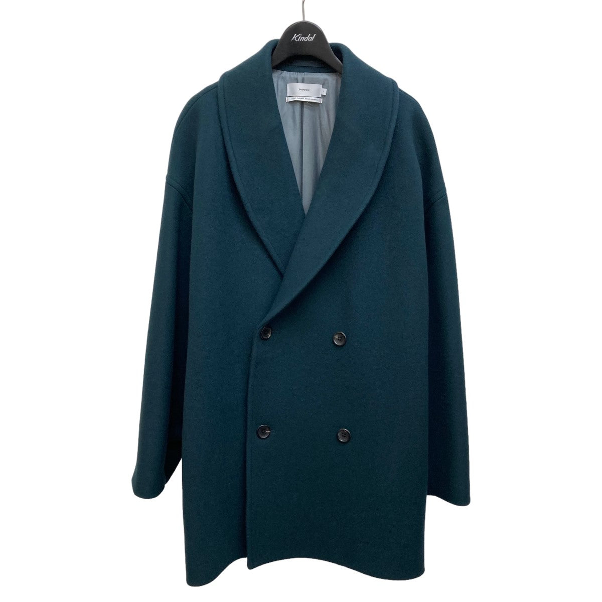Graphpaper(グラフペーパー) 22AW Scale Off Melton Shawl Collar Coat ...