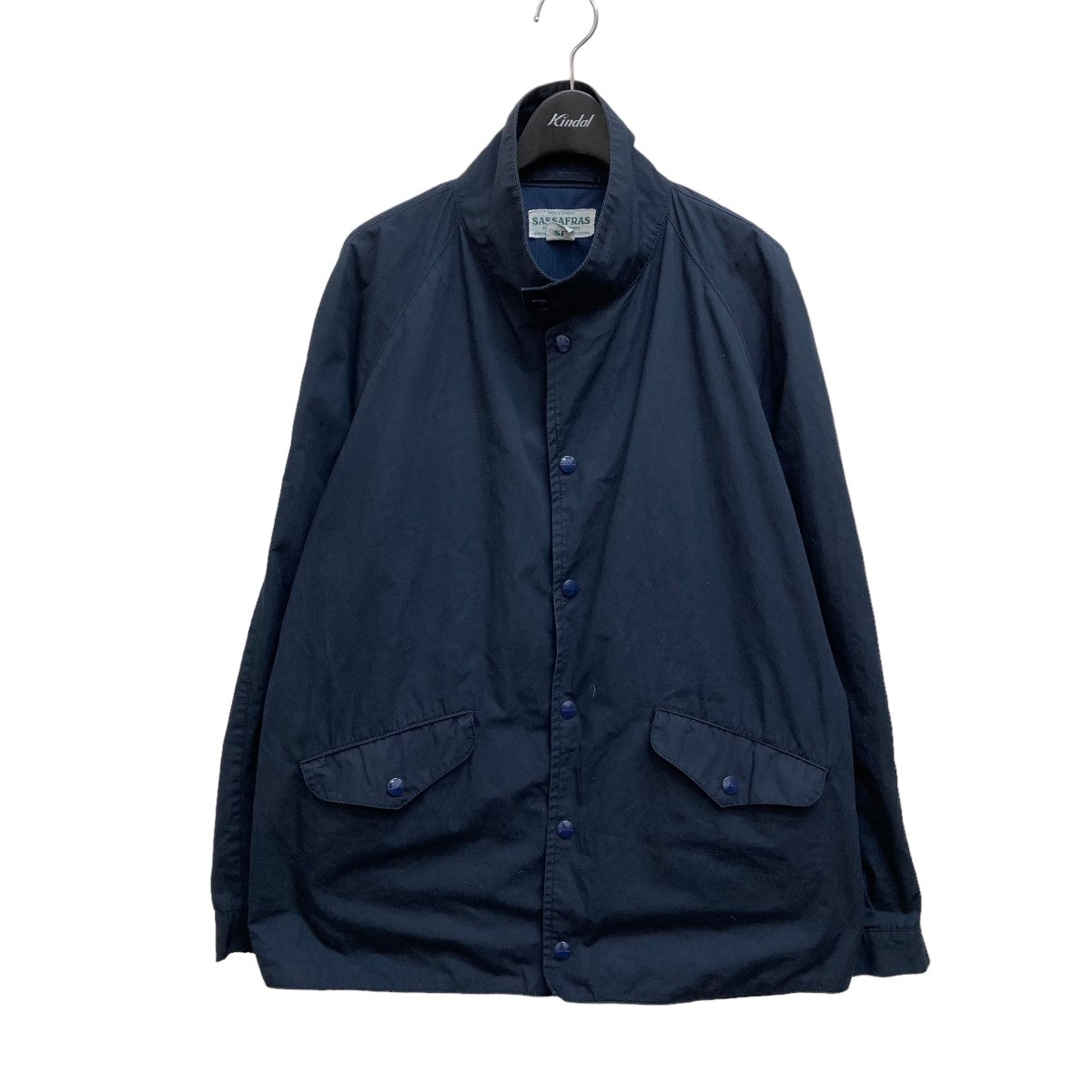 SASSAFRAS(ササフラス) wheel barrow jacket コーチジャケット ネイビー サイズ M｜【公式】カインドオルオンライン  ブランド古着・中古通販【kindal】