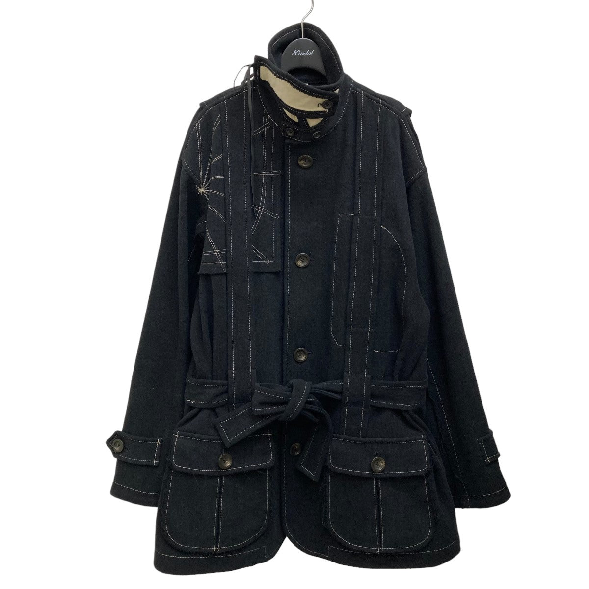 KHOKI(コッキ) 21AW Replica norfolk jacket coat コート 21aw-jk-05 ブラック サイズ  13｜【公式】カインドオルオンライン ブランド古着・中古通販【kindal】