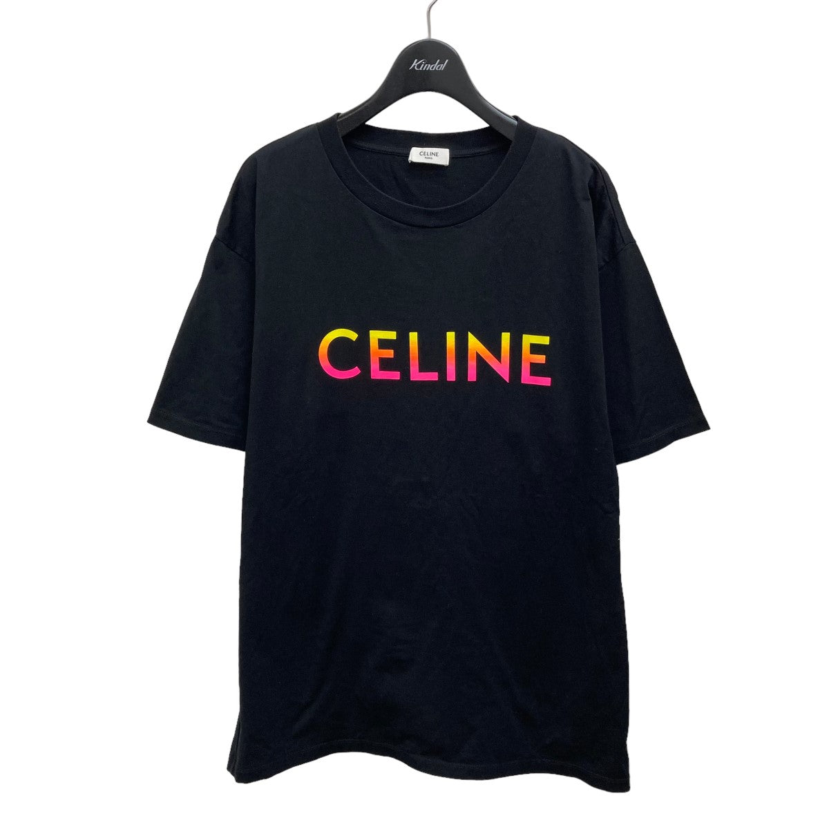 CELINE(セリーヌ) ロゴT Tシャツ 2X10B671Q 2X10B671Q ブラック サイズ M｜【公式】カインドオルオンライン  ブランド古着・中古通販【kindal】