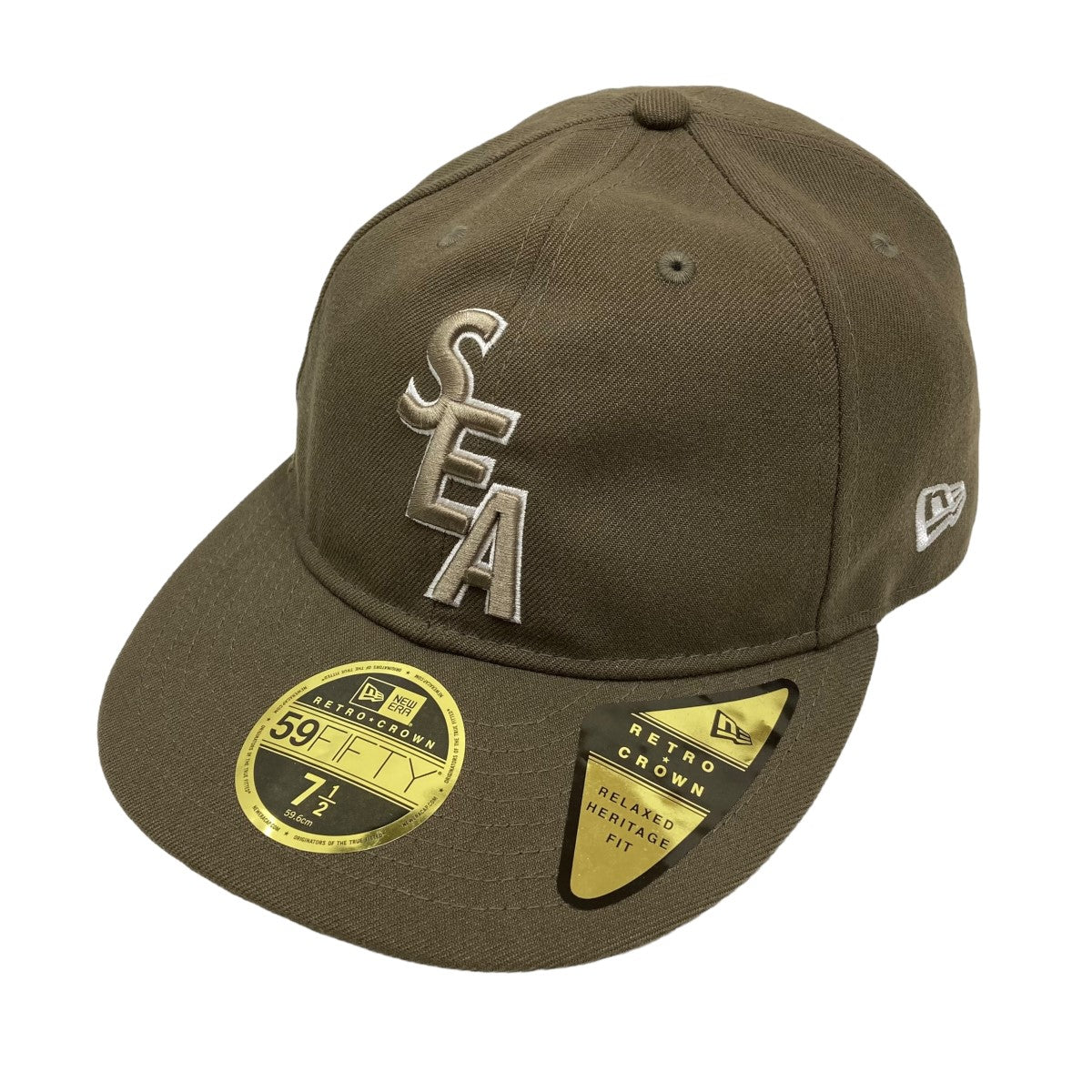 WIND AND SEA×New Era 59Fifty Retro Crown Capキャップ カーキ サイズ 16｜【公式】カインドオルオンライン  ブランド古着・中古通販【kindal】