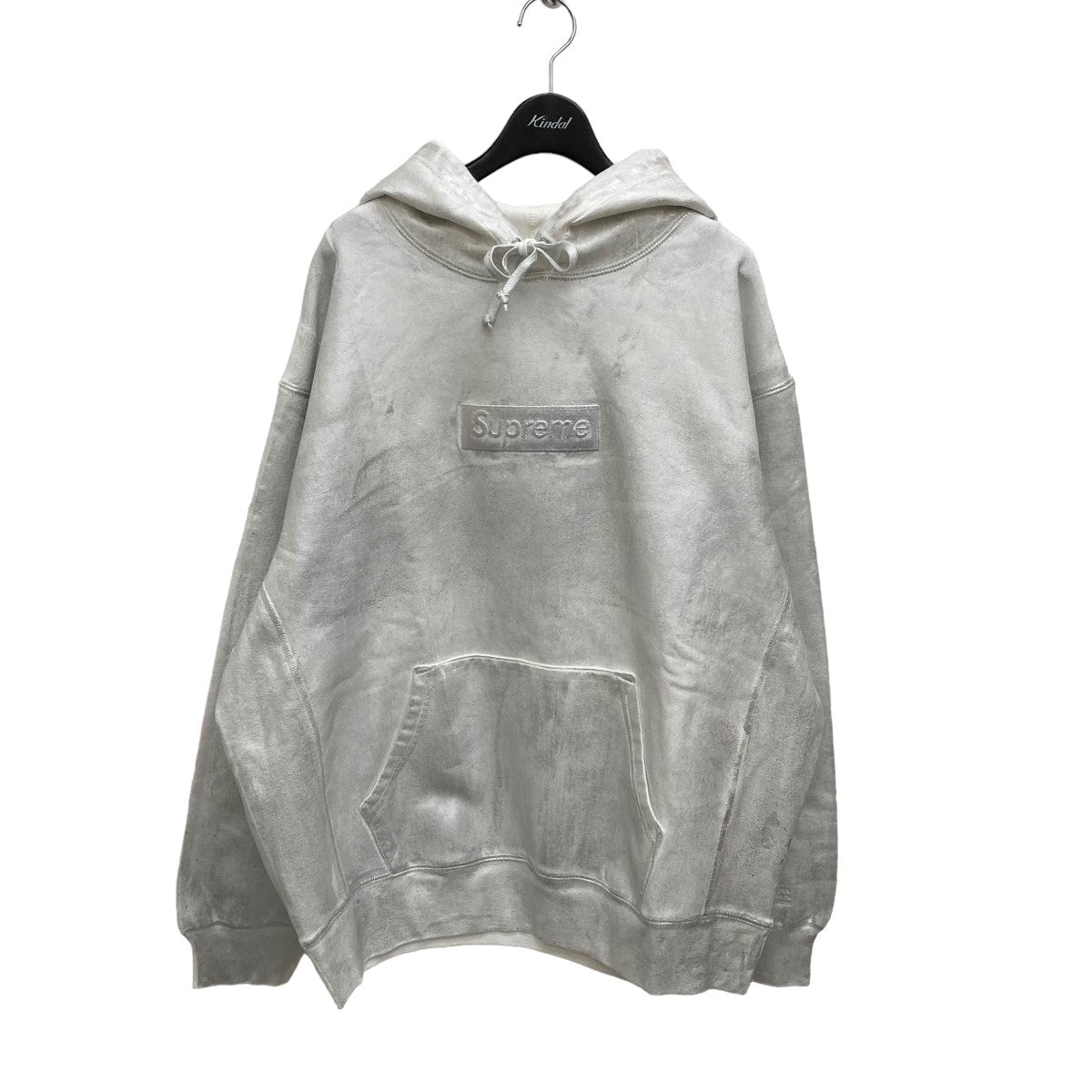 Supreme×MM6 Maison Margiela Foil Box Logo Hooded Sweatshirt WhiteフーディーFoil  Box Logo Hooded Sweatshirt White Foil Box Logo Hooded Sweatshirt White ホワイト  ...