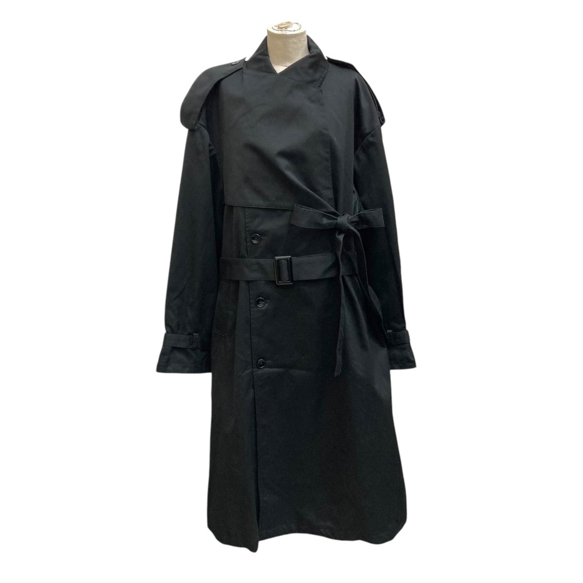 KEISUKEYOSHIDA(ケイスケヨシダ) Belted Trench CoatトレンチコートKY21SS002 KY21SS002 ブラック  サイズ Free｜【公式】カインドオルオンライン ブランド古着・中古通販【kindal】