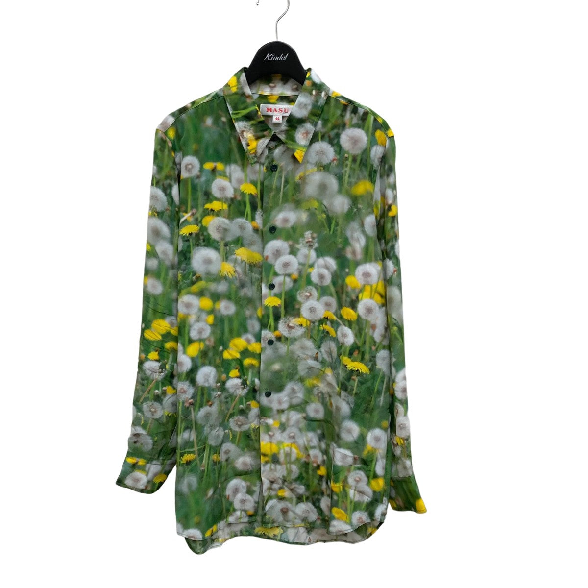 MASU(エムエーエスユー) PRINT SILK SHIRT総柄シャツMASS-SH0224 MASS-SH0224 グリーン サイズ  44｜【公式】カインドオルオンライン ブランド古着・中古通販【kindal】