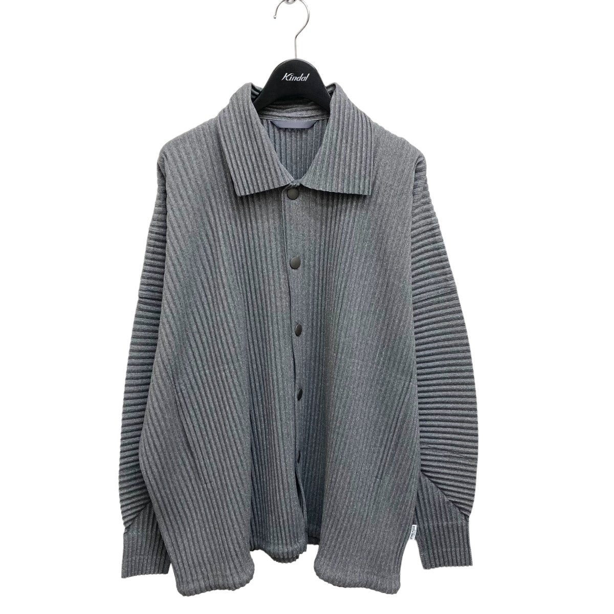 HOMME PLISSE ISSEY MIYAKE(イッセイミヤケオムプリッセ) HEATHER PLEATS  JACKETジャケットHP33JC170 HP33JC170 グレー サイズ 2｜【公式】カインドオルオンライン ブランド古着・中古通販【kindal】