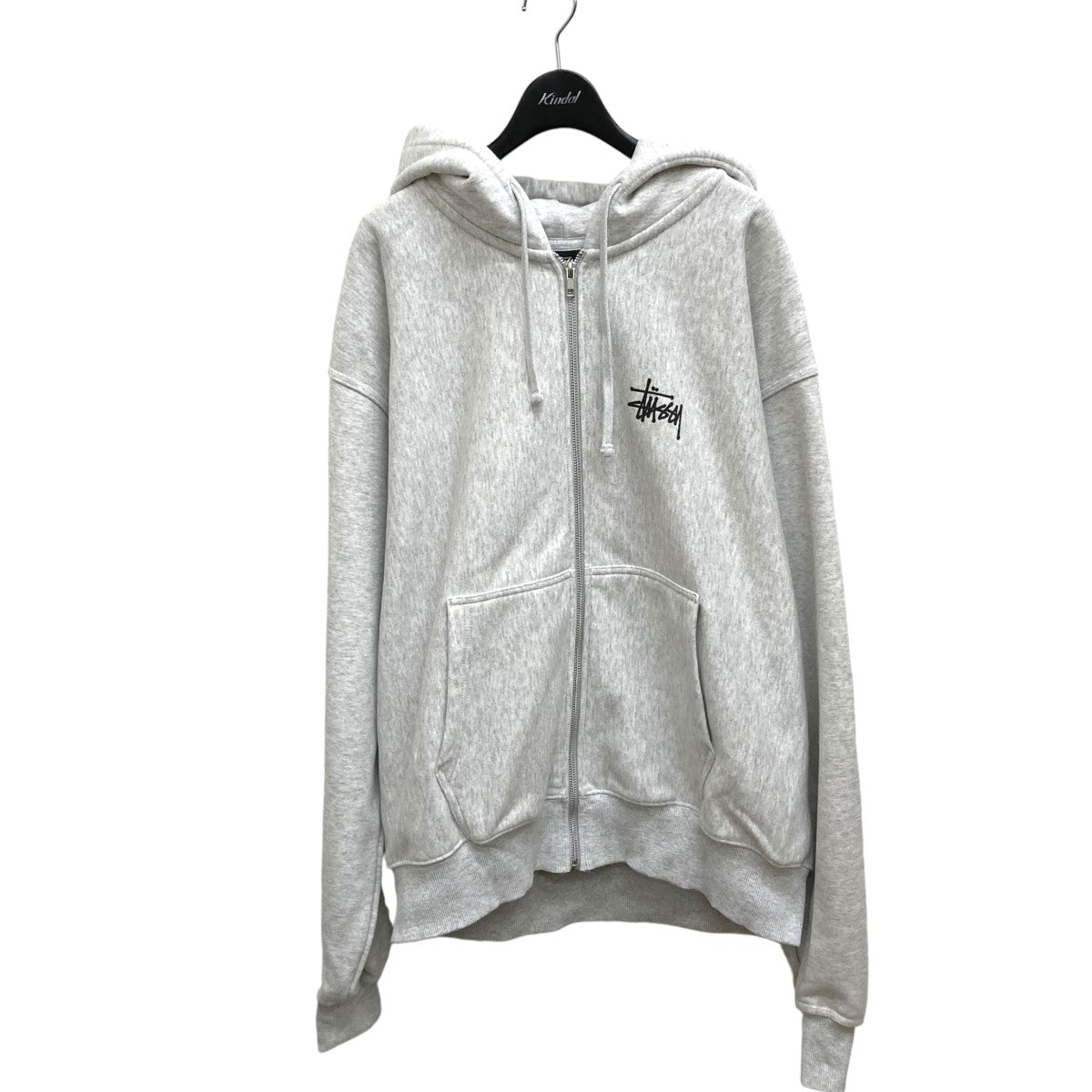 stussy(ステューシー) ジップパーカー グレー サイズ XL｜【公式】カインドオルオンライン ブランド古着・中古通販【kindal】