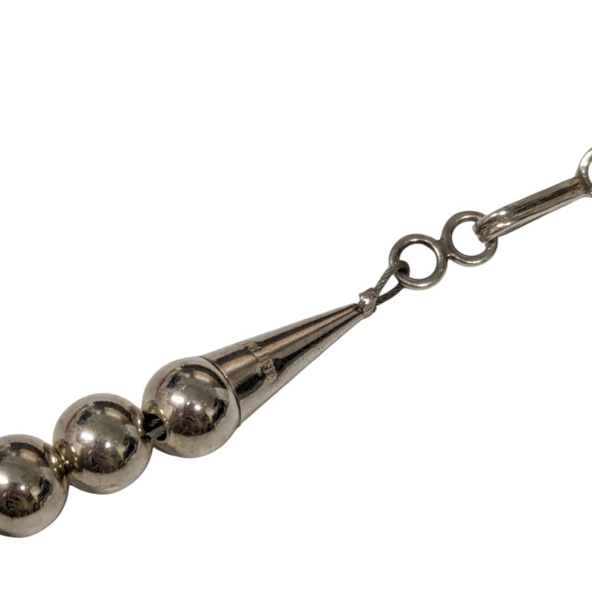 8mm Ball Chain Necklace 50cm - Silverネックレス
