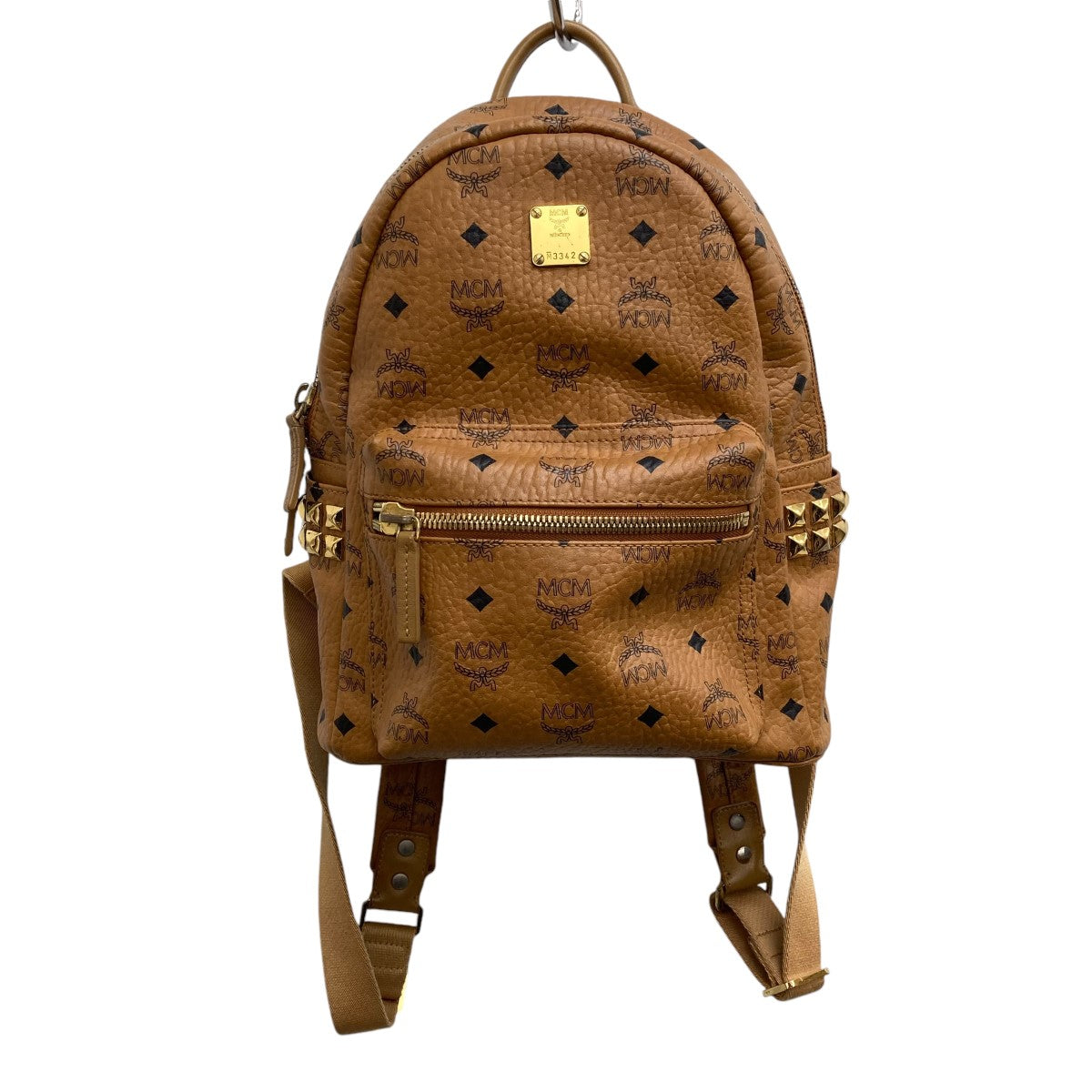 MCM(エムシーエム) サイドスタッズ バックパックバックパック ブラウン 