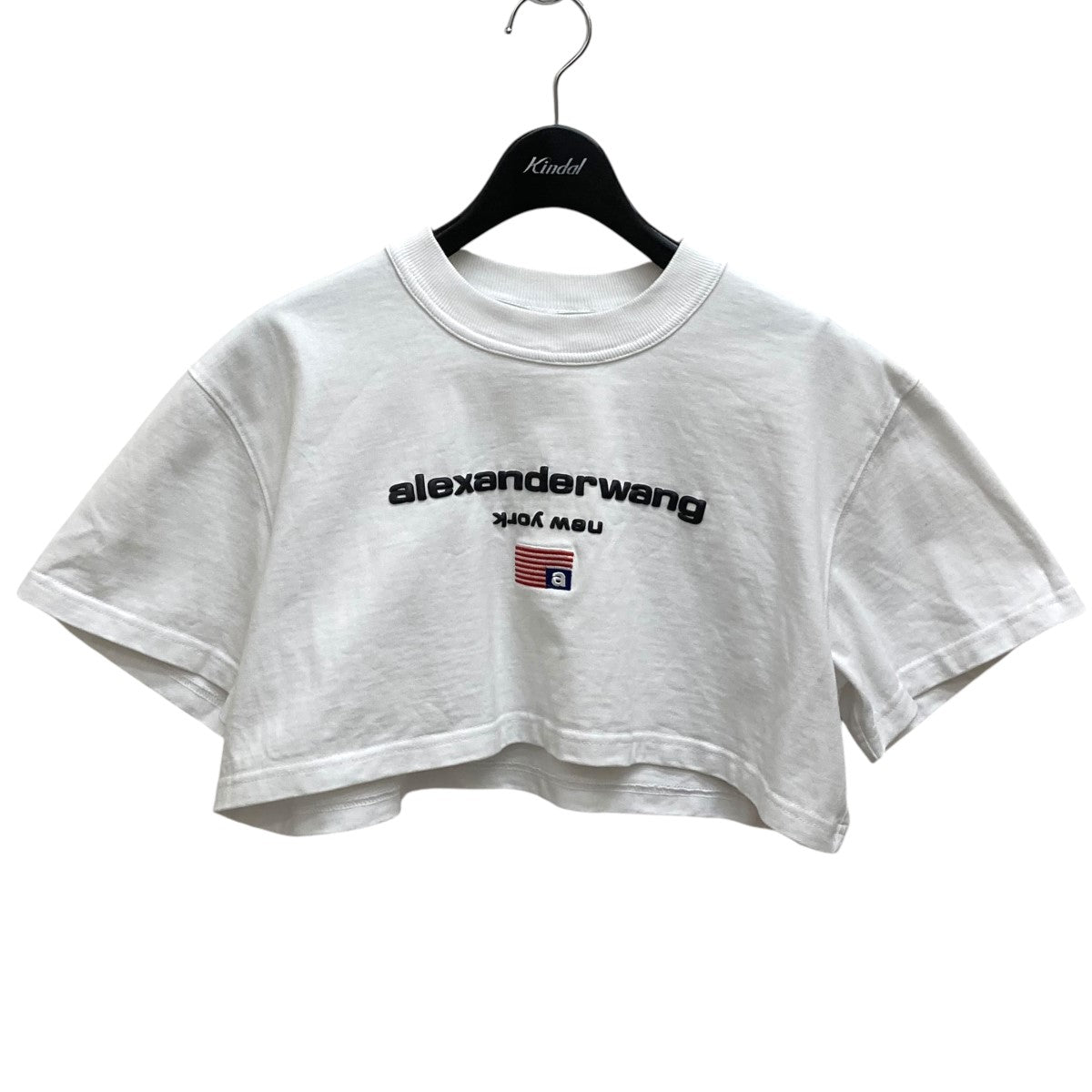 ALEXANDER WANG(アレキサンダーワン) クロップドTシャツ半袖Tシャツ ホワイト サイズ S｜【公式】カインドオルオンライン  ブランド古着・中古通販【kindal】