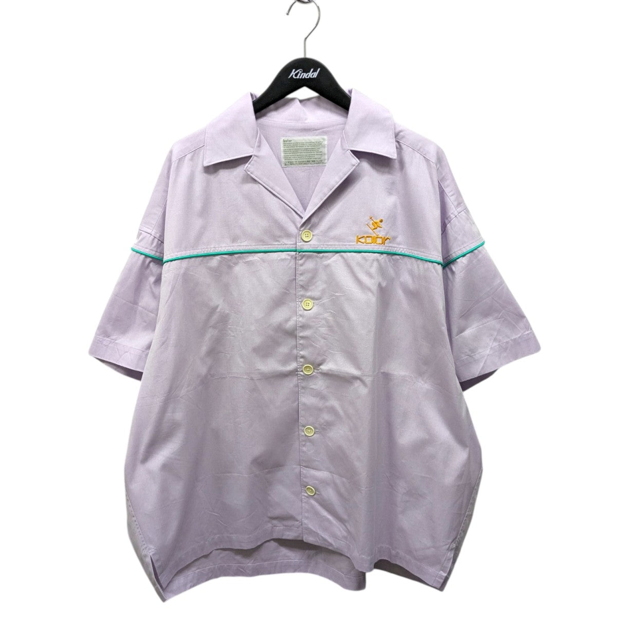 KOLOR(カラー) 半袖シャツ24SCM-B03111 24SCM-B03111 パープル