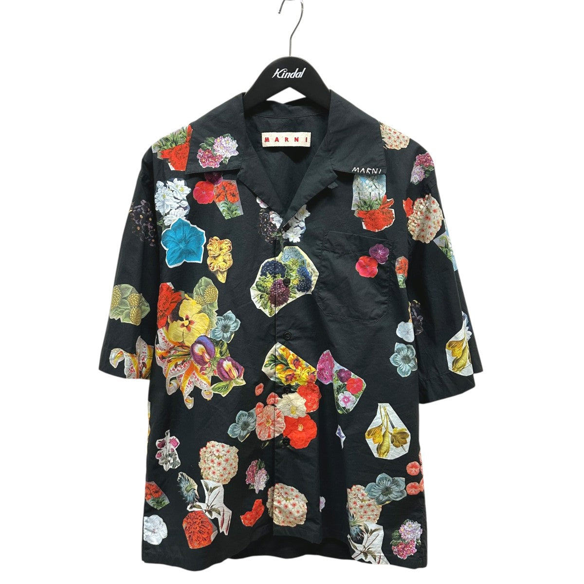 MARNI(マルニ) 24SS花柄半袖シャツCUMU0213S4 CUMU0213S4 ブラック