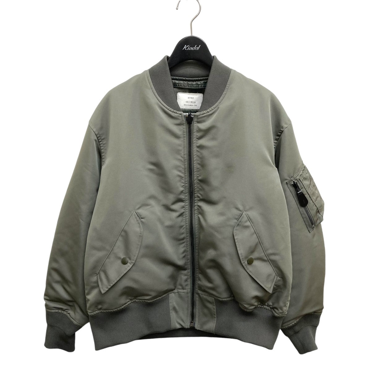 HYKE(ハイク) 22AWUnited Arrows 別注 MA-1フライトジャケット27047 27047 グリーン サイズ  M｜【公式】カインドオルオンライン ブランド古着・中古通販【kindal】