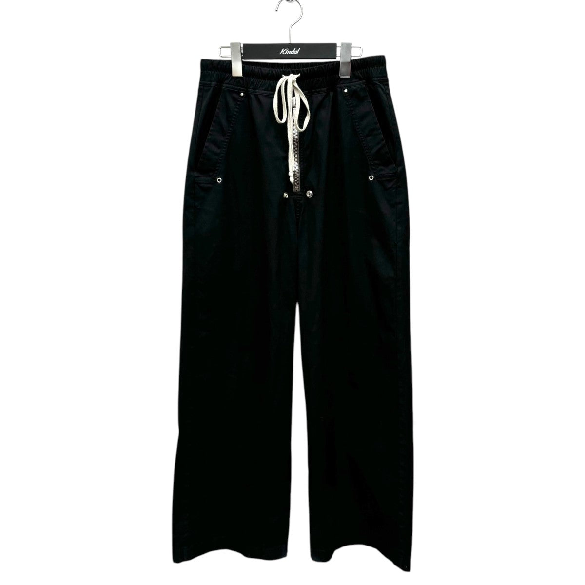 RICK OWENS(リックオウエンス) GETH BELAS WIDE TROUSERSパンツRU02B2365-TE RU02B2365-TE  ブラック サイズ 46｜【公式】カインドオルオンライン ブランド古着・中古通販【kindal】