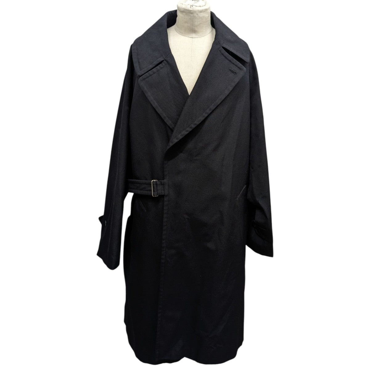 comoli タイロッケンコート 14S-04001 ポリエステル ナイロン 2 COMOLI 2022SS ウォッシュドタイロッケンコート ブラック サイズ