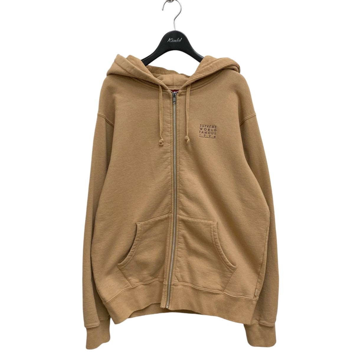 Supreme(シュプリーム) 18SSWorld Famous Zip Up Hooded Sweatshirtジップパーカー ブラウン サイズ  M｜【公式】カインドオルオンライン ブランド古着・中古通販【kindal】