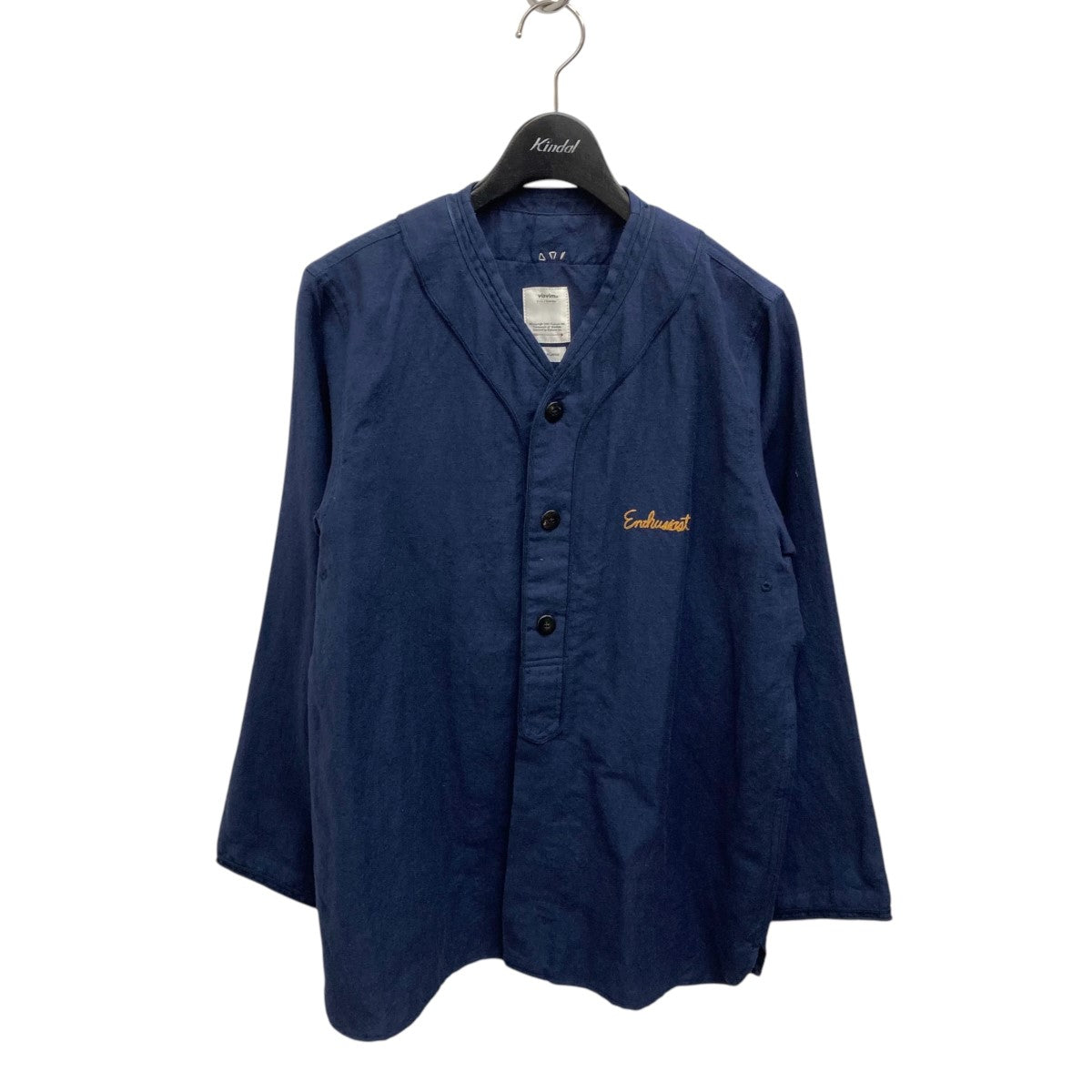 VISVIM(ビズビム) DUGOUT SHIRT L S長袖シャツ0119205011015 0119205011015 ネイビー サイズ  2｜【公式】カインドオルオンライン ブランド古着・中古通販【kindal】