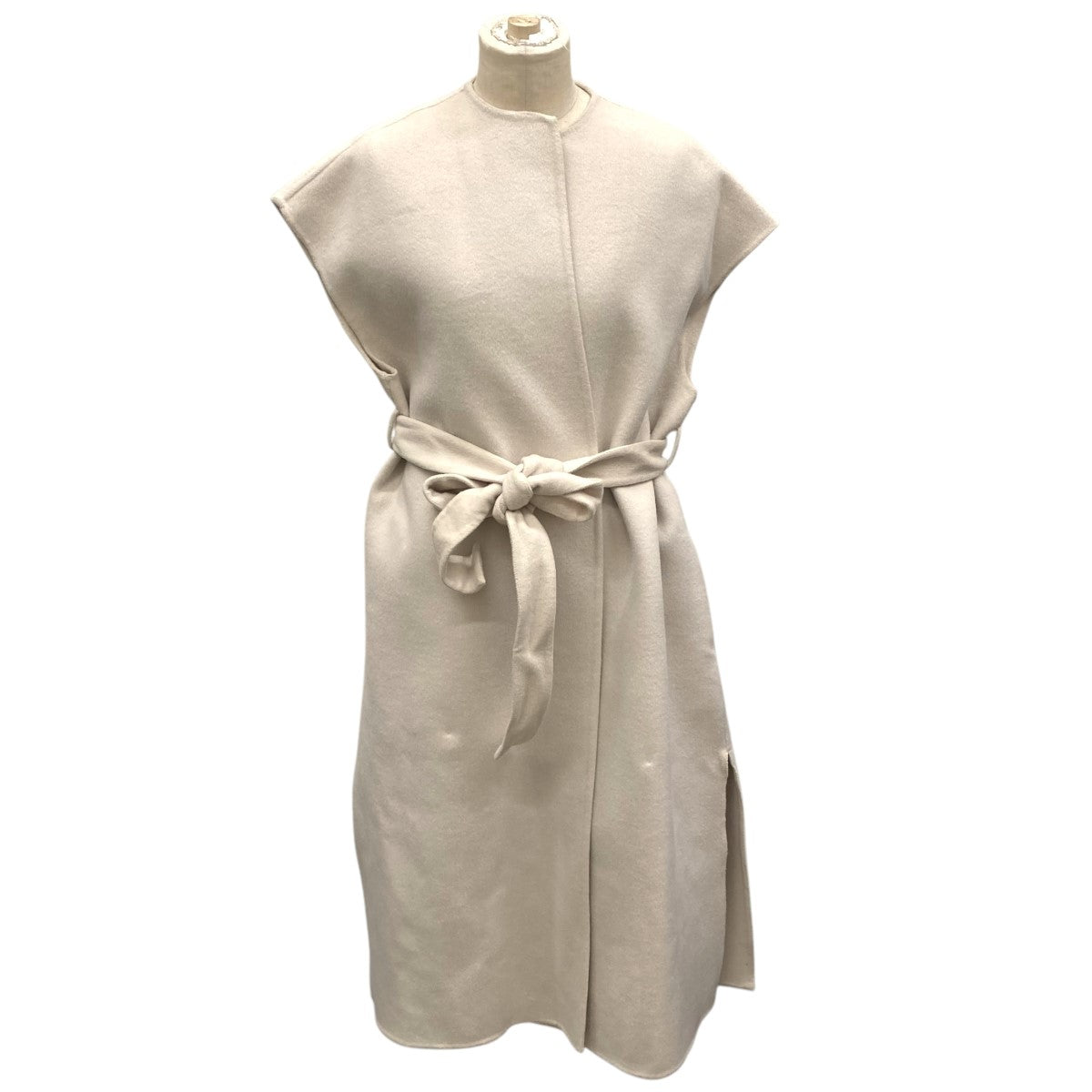 新品 Mila Owen ノーカラーリバーベストコート 0 Mila Owen(ミラオーウェン) ノーカラーリバーベストコート