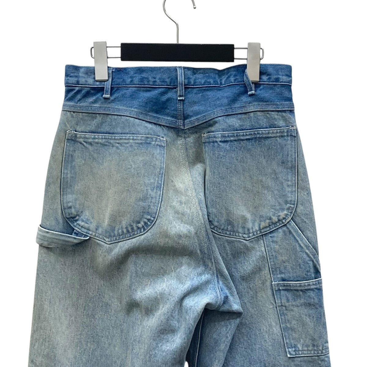 AURALEE SELVEDGE FADED HEAVY DENIM PAINTER PANTSデニムパンツA24AP01DH 古着・中古-4枚目のアイテム画像