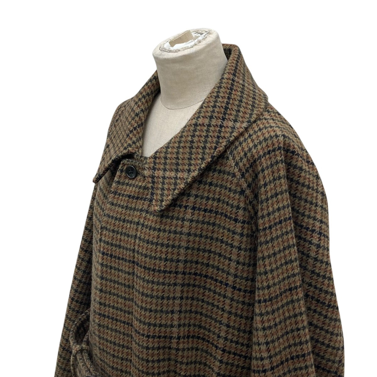 BELTED BAL COLLAR COATコートPMAI-OT03