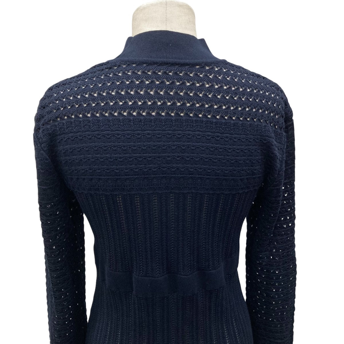 Lace Stripe Knitted DressワンピースMM23PF-KN727