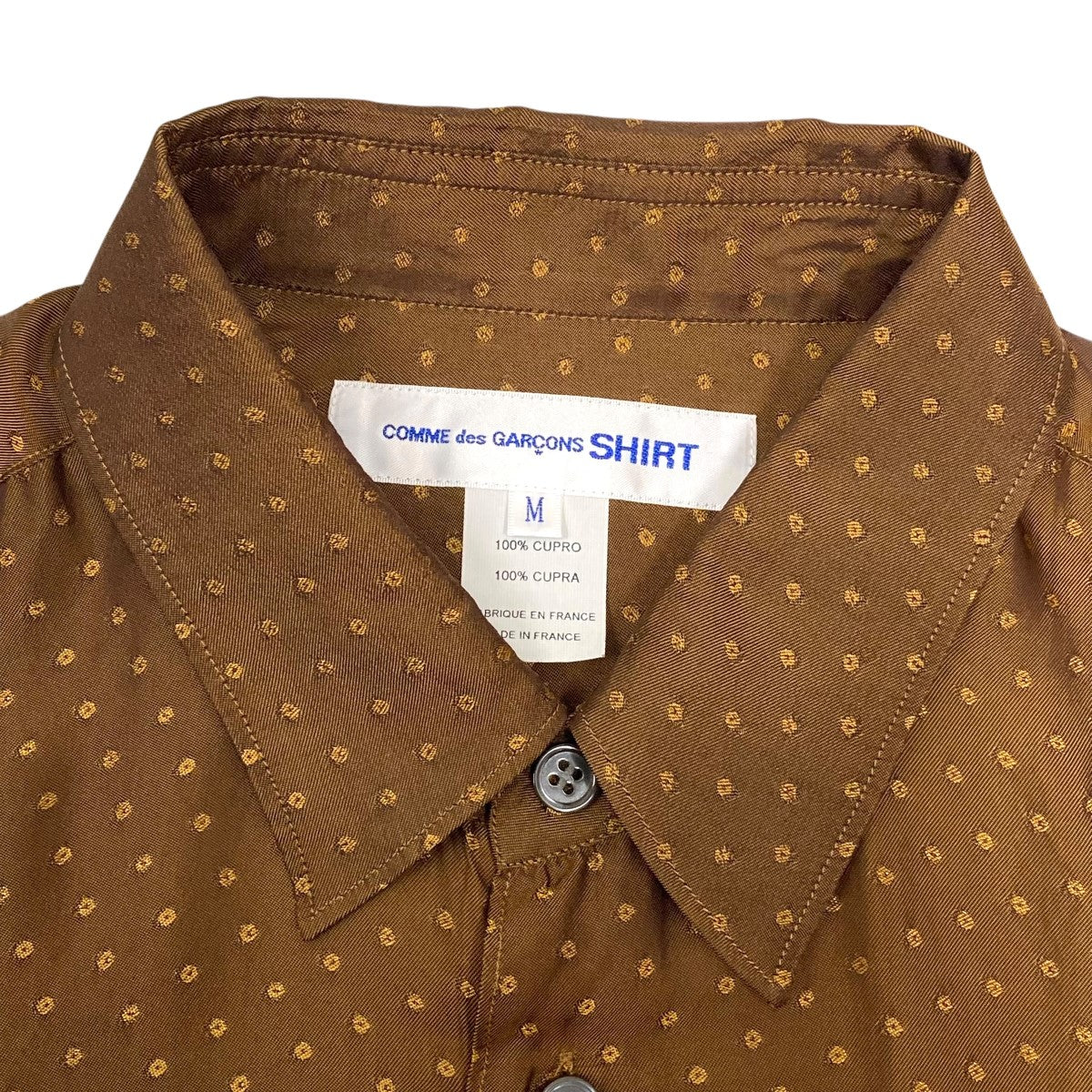 COMME des GARCONS SHIRT 21SS長袖シャツFG-B077 古着・中古-5枚目のアイテム画像