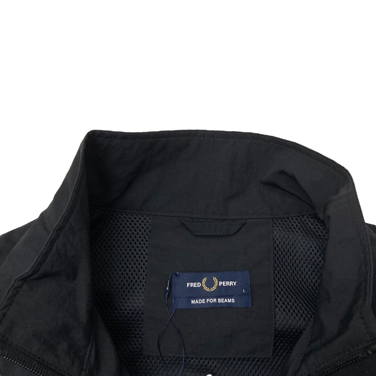 FRED PERRY×BEAMS Shell Jacketトラックジャケット 古着・中古-5枚目のアイテム画像