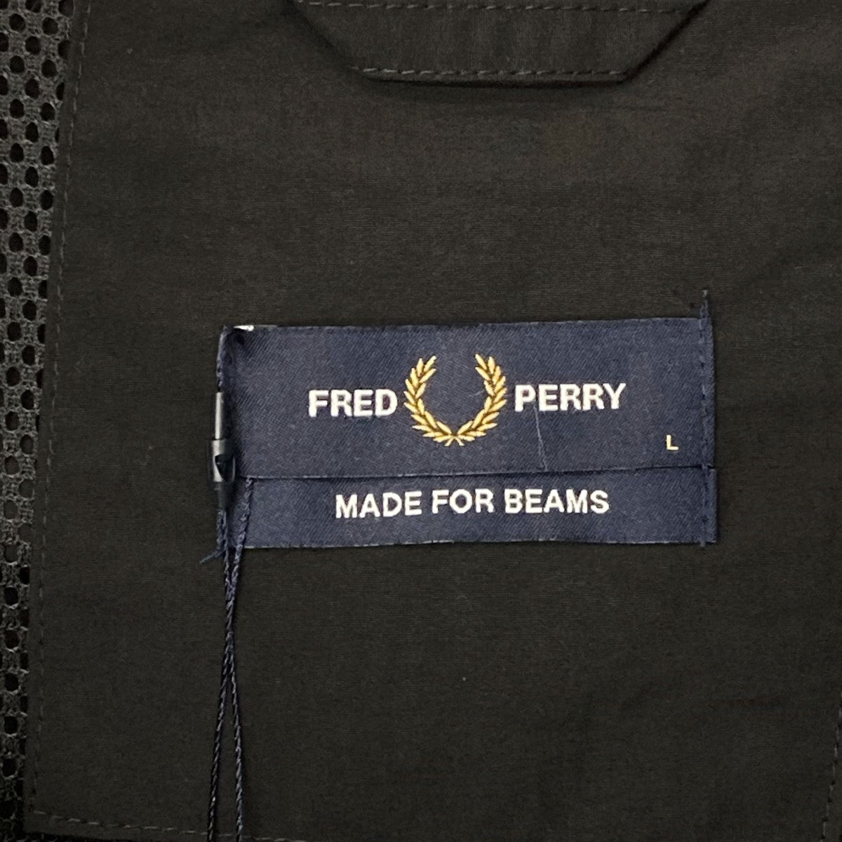 FRED PERRY×BEAMS Shell Jacketトラックジャケット 古着・中古-7枚目のアイテム画像