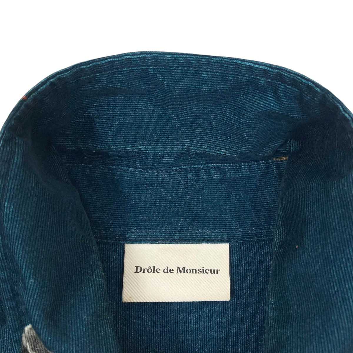 DROLE DE MONSIEUR Cocktail Button Down Shirt Navy長袖シャツDDM22FW-1 古着・中古-6枚目のアイテム画像