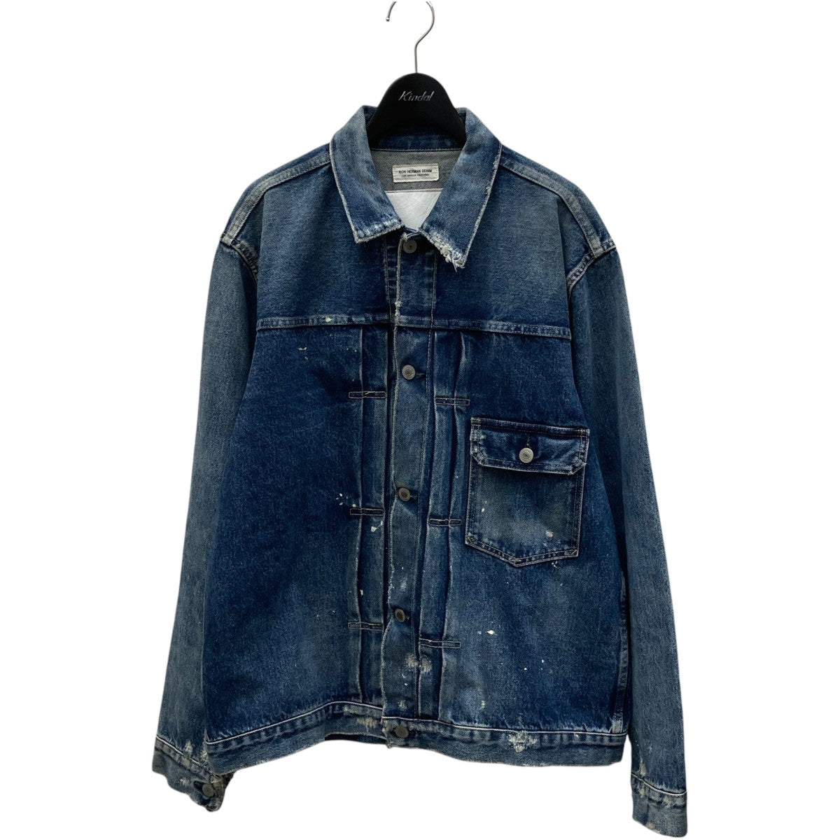 Ron Herman 1st ダメージ加工 Used Repair Denim Jacketデニムジャケット3620400100 古着・中古-1枚目のアイテム画像