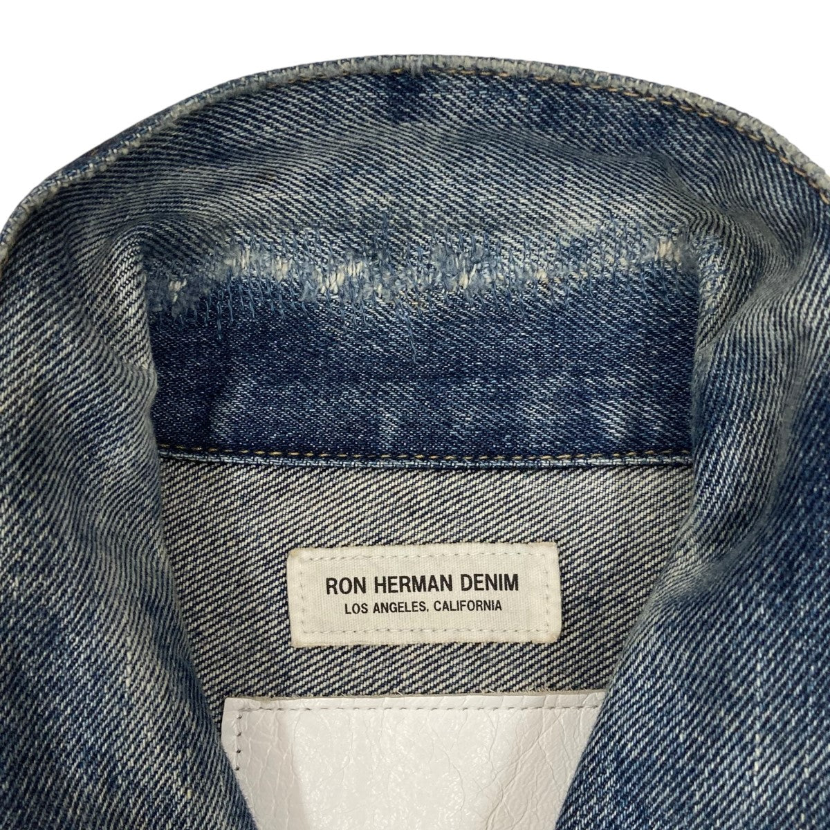 Ron Herman 1st ダメージ加工 Used Repair Denim Jacketデニムジャケット3620400100 古着・中古-6枚目のアイテム画像